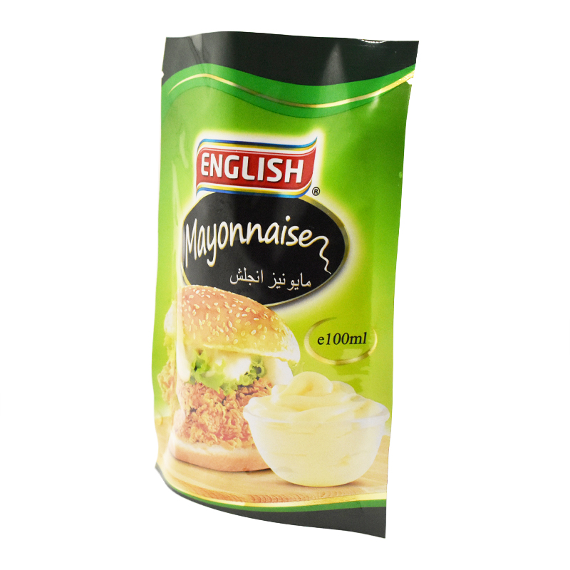 Salad Dressing Bag Plastic Packaging Stand Up Pouch Custom Logo Design Doypack