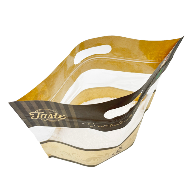 Anti-Fog Custom Printed Stand up Ziplock Bag with Handle for Roasted Chicken Packaging