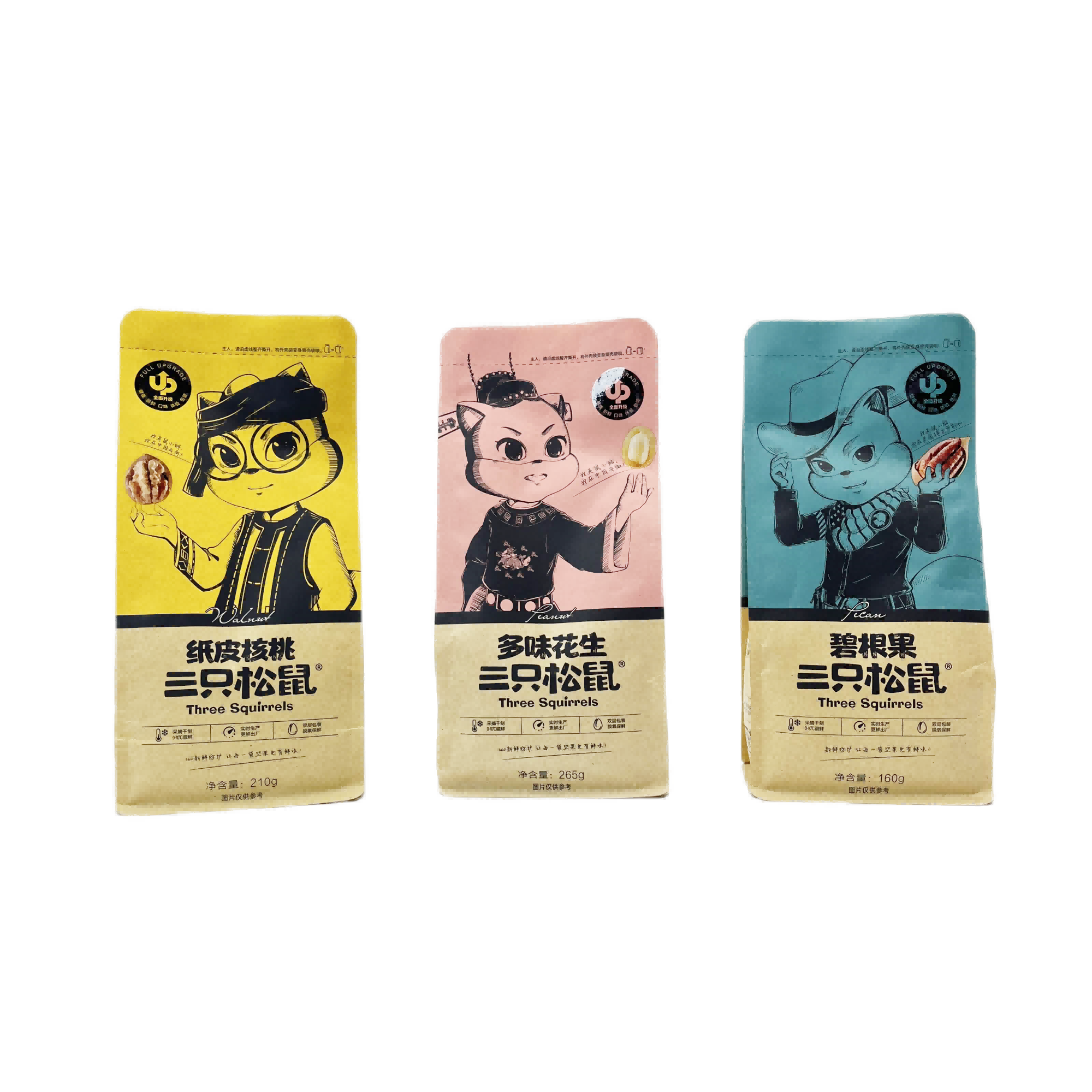 Custom Logo Doypack Packaging Mylar Printed Ziplock Kraft Paper Plastic Stand Up Bag