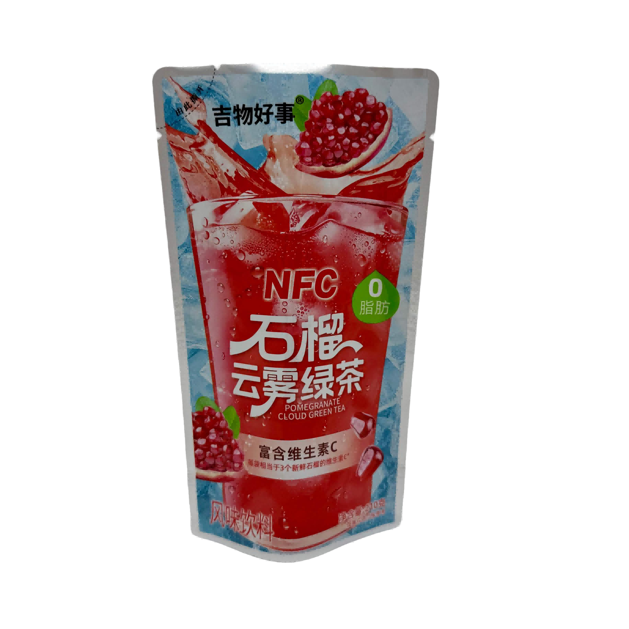 Juice Beverage Bag with Custom Desgign Logo Aluminum Foil Food Grade Plasitc Pouch