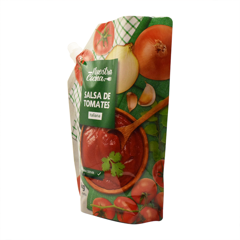 1 Kg Corner Spout Pouch Aluminum Foil Sauce Ketchup Plastic Bag