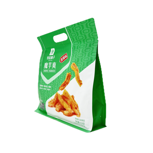 Customized The Outer Packaging Bags with A Handle Hole Layer Composite Quad Pouch