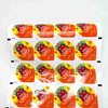 White PE Printed Food Packaging Bottle Cover Lid Roll Stock Film for Cup Tray Sealing