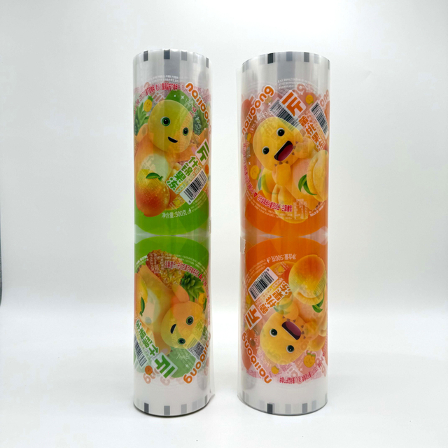 Transparent Film Plastic Cup Sealing Roll Film Highly Customizable Food Packaging Film