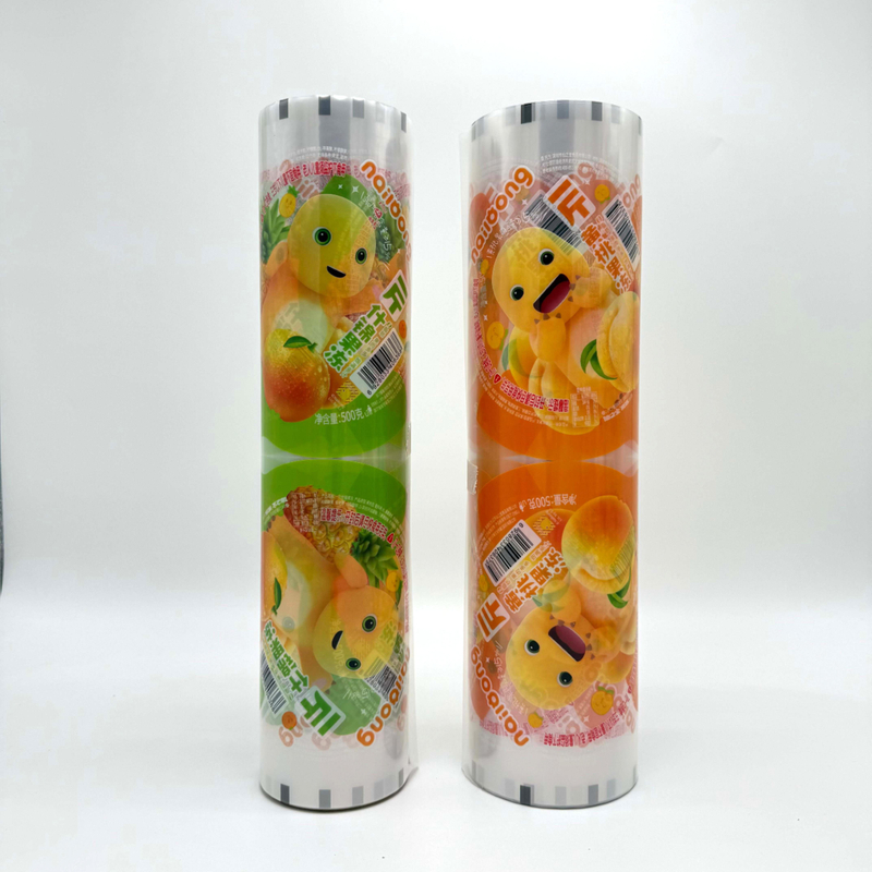 Transparent Film Plastic Cup Sealing Roll Film Highly Customizable Food Packaging Film