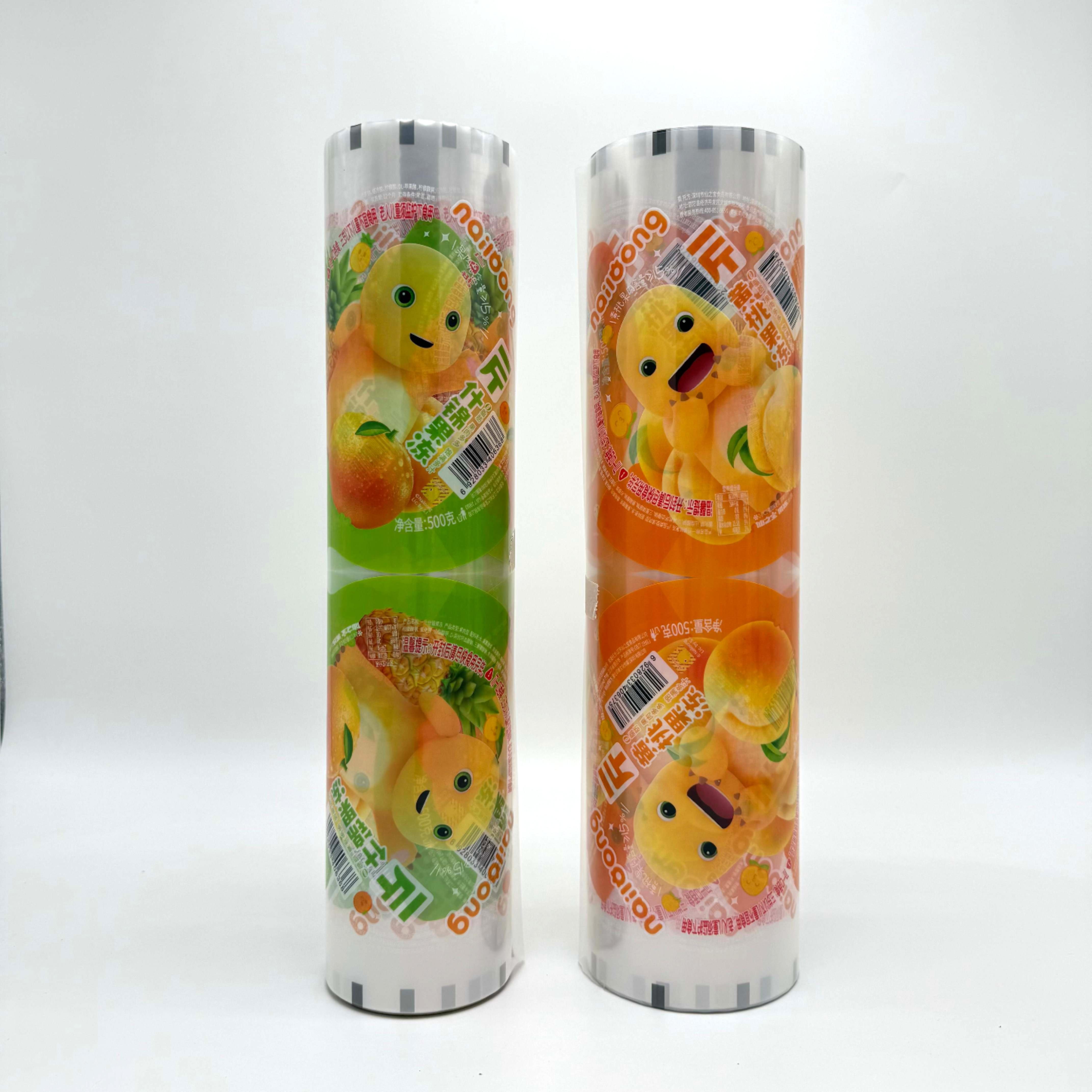 Transparent Film Plastic Cup Sealing Roll Film Highly Customizable Food Packaging Film