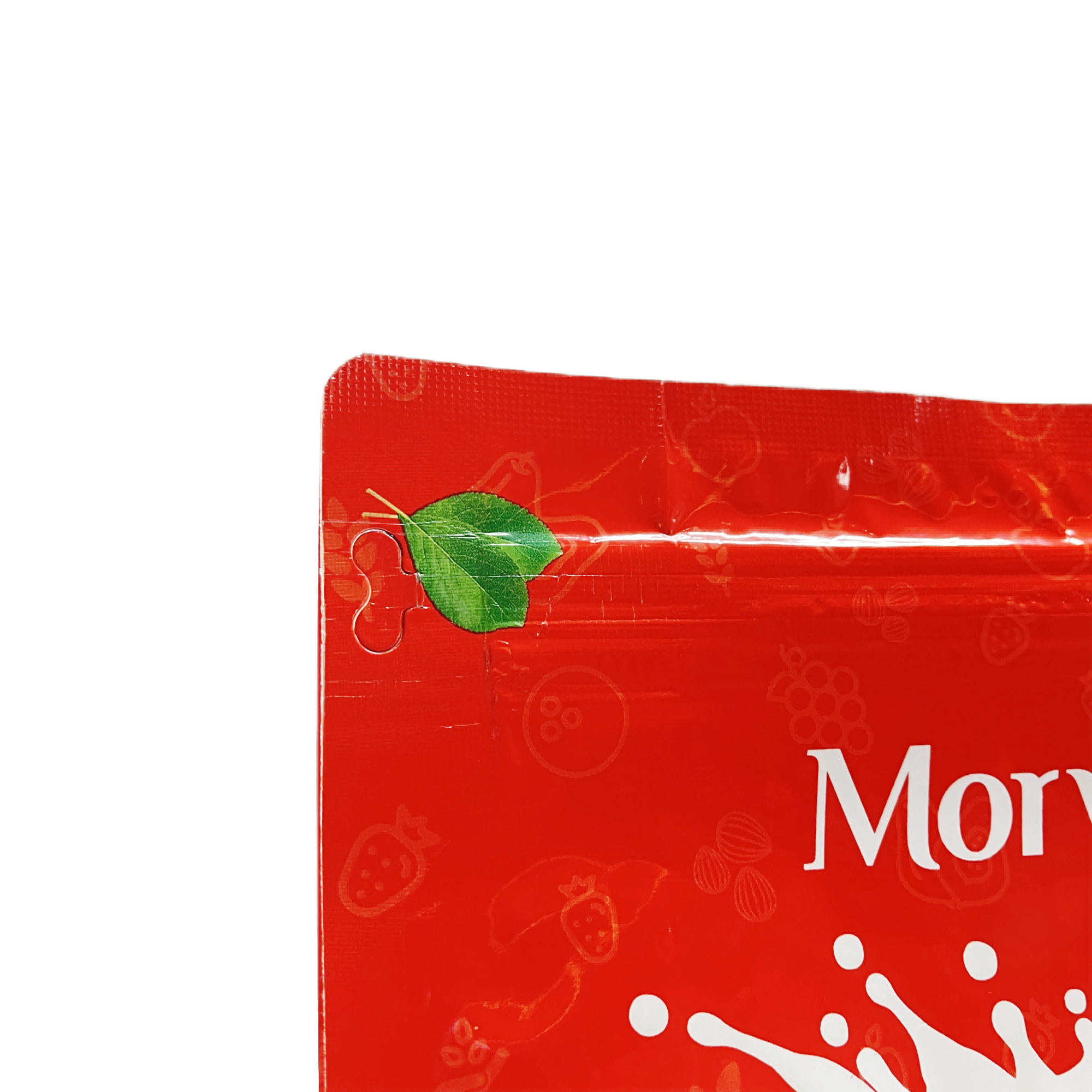 Custom Printed Flat Bottom Pouch Oats Plastic Packaging Food Bag with Zipper