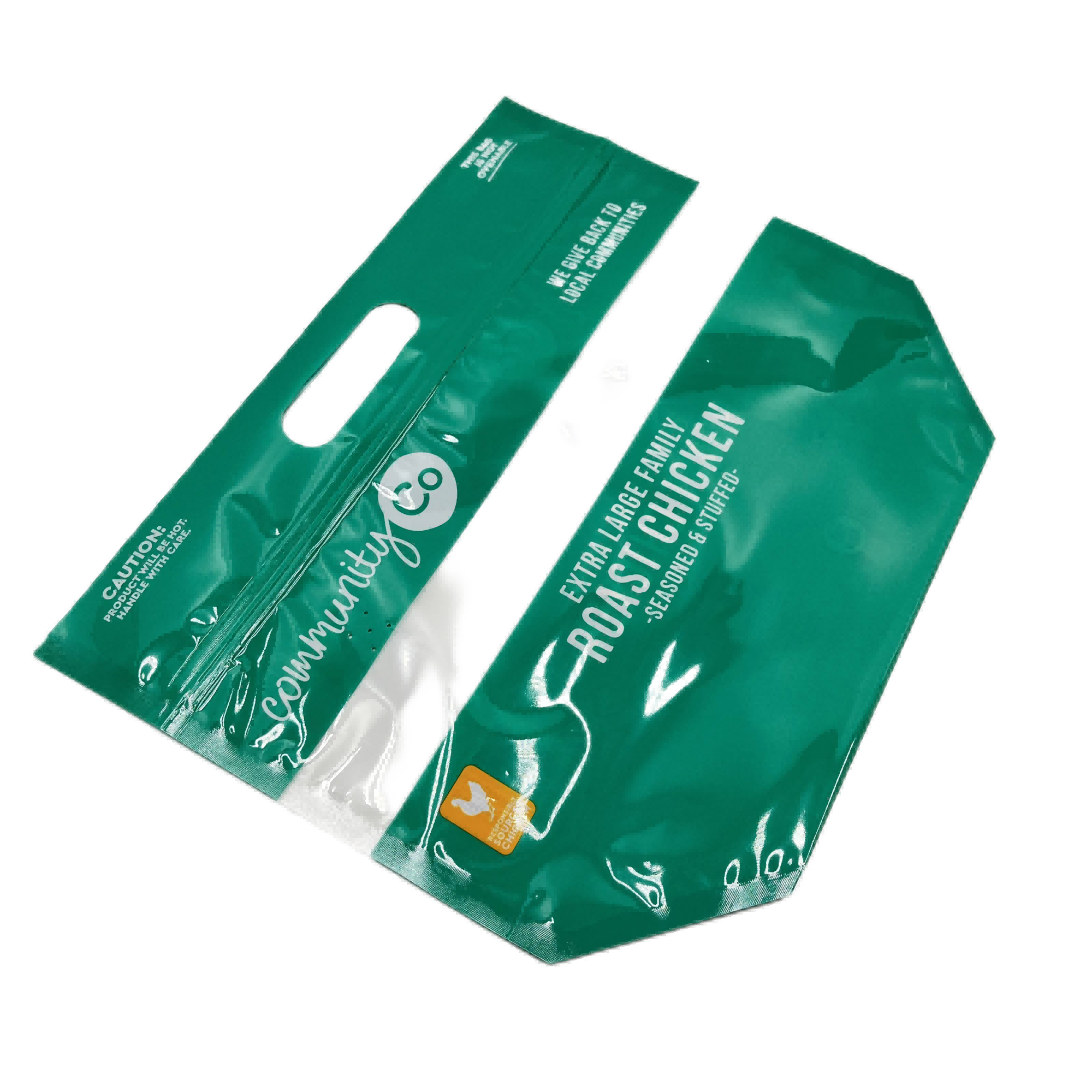 Microwave Custom Printed Food Grade Turkey Roasted Chicken Packaging Plastic Bags Anti-Fog CPP