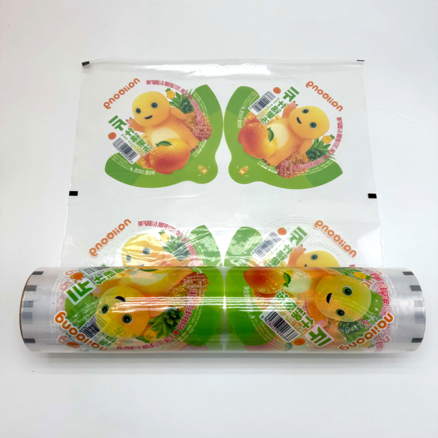 Transparent Film Plastic Cup Sealing Roll Film Highly Customizable Food Packaging Film