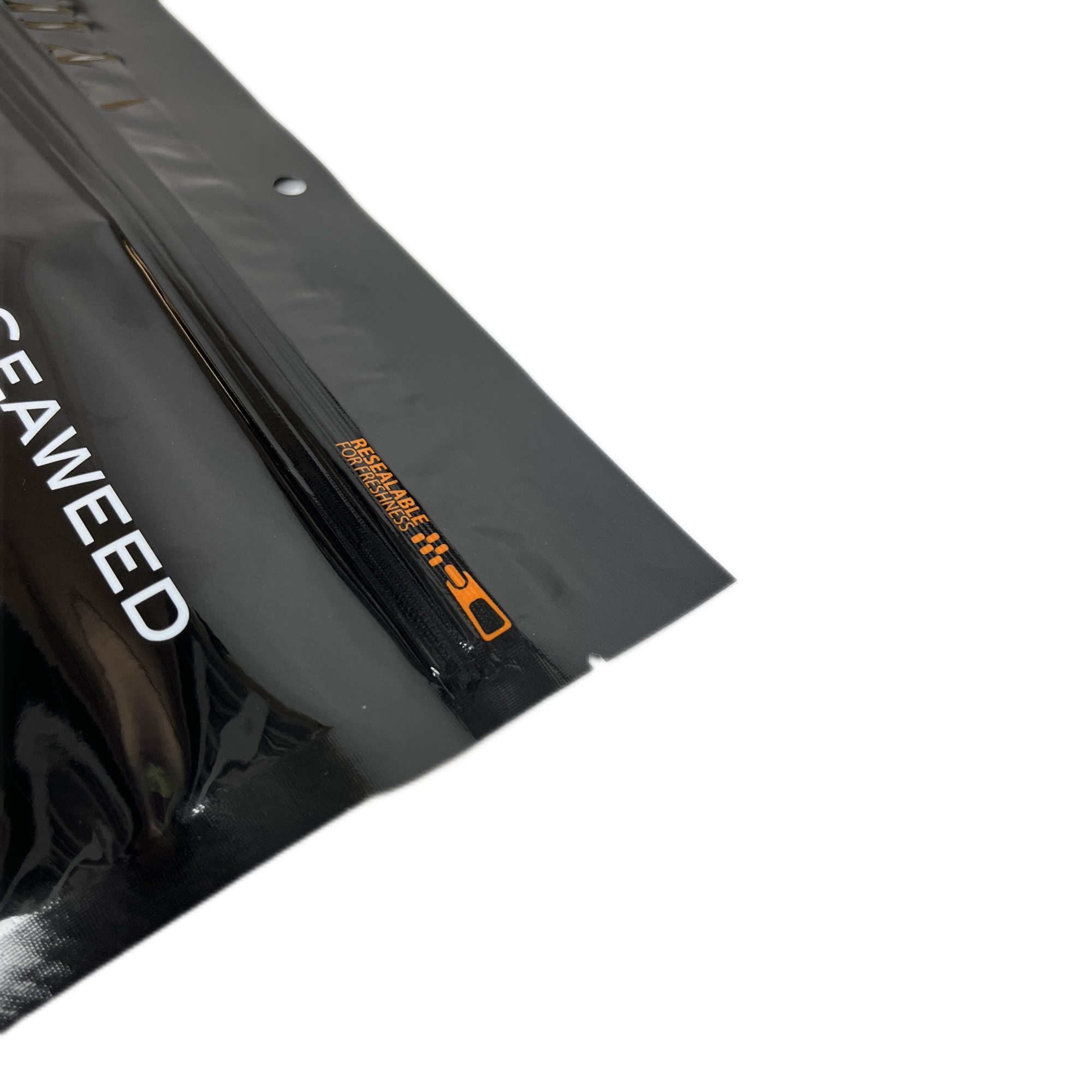 Frozen Food Packaging BagThree Side Sealed Plastic Food Grade Packaging Meatbal Transparent Clear Window Ziplock Flat