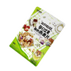 Custom Printed Laminated Material Flat Bottom Coffee Bag Seaweed Oatmeal Zipper Packaging Bag