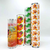 White PE Printed Food Packaging Bottle Cover Lid Roll Stock Film for Cup Tray Sealing