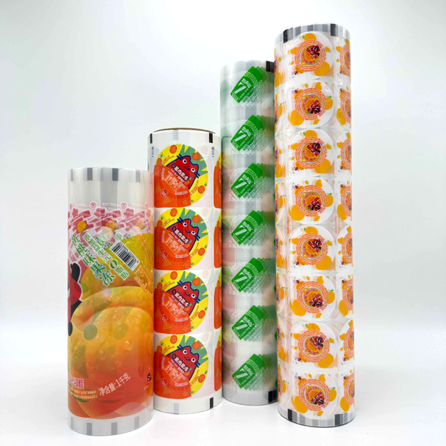 Transparent Film Plastic Cup Sealing Roll Film Highly Customizable Food Packaging Film