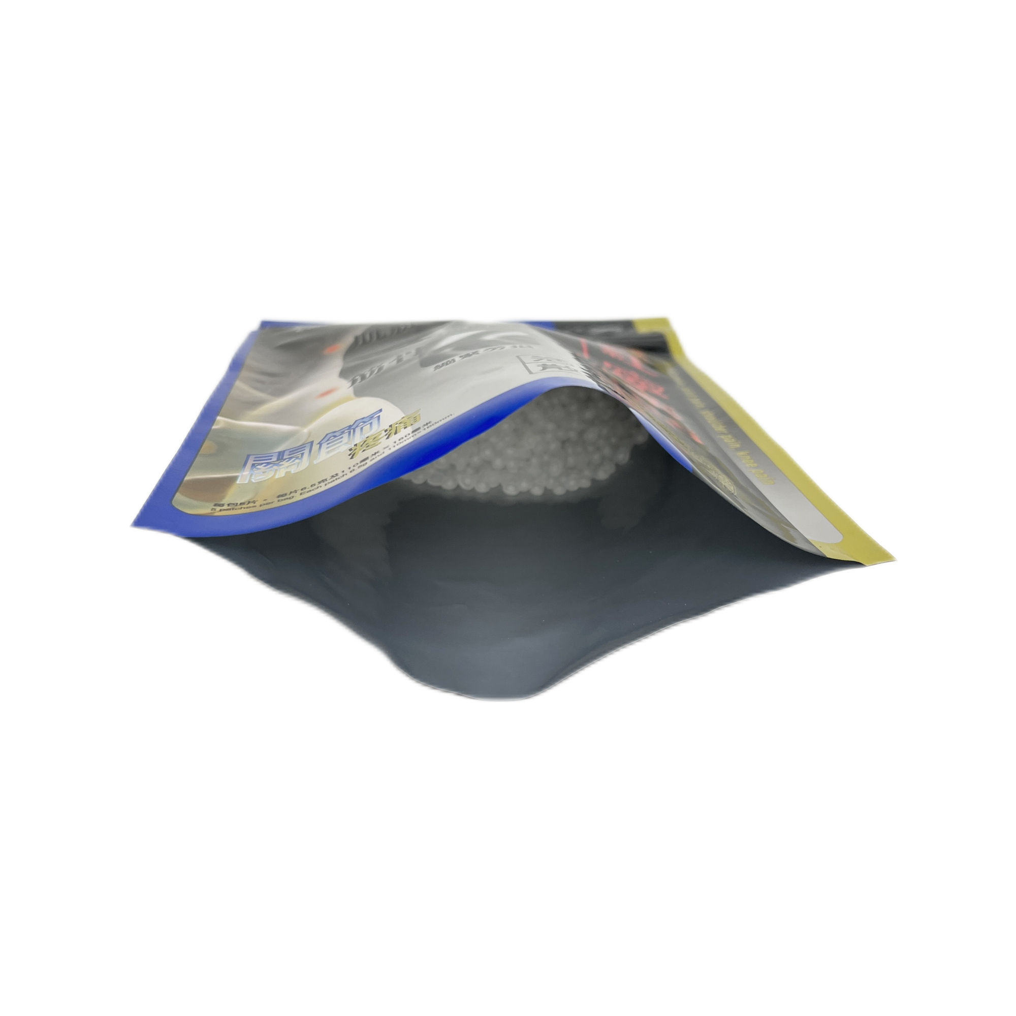 Custom Design Aluminum Foil Medicated Patch Packaging Matte Flat Bag 