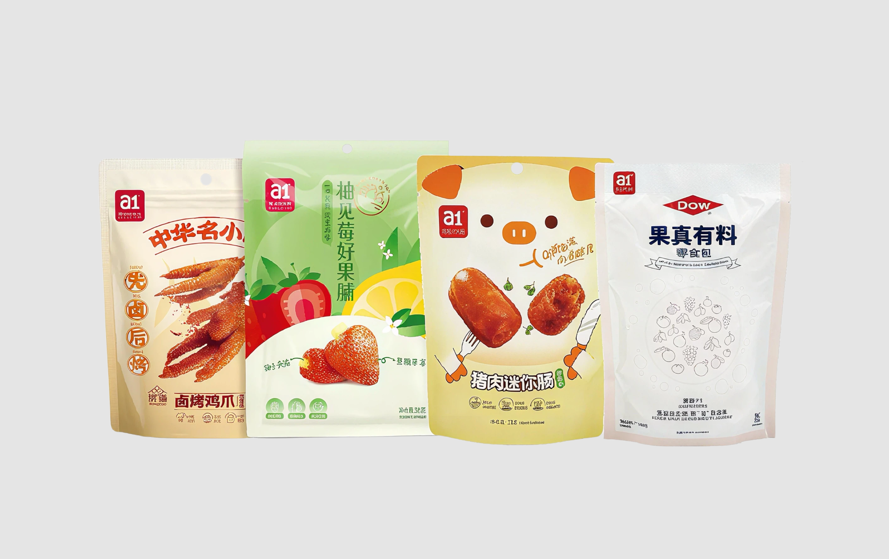 High Barrier Mono Material Snack Food Packaging Bag